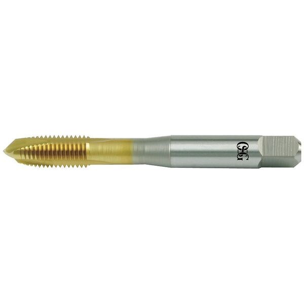 Spiral Point Tap, #10-32, Plug, UNF, 3 Flutes, TiN