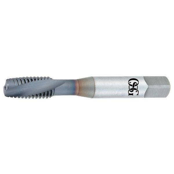 Spiral Flute Tap, #8-32, Plug, 3 Flutes, UNC