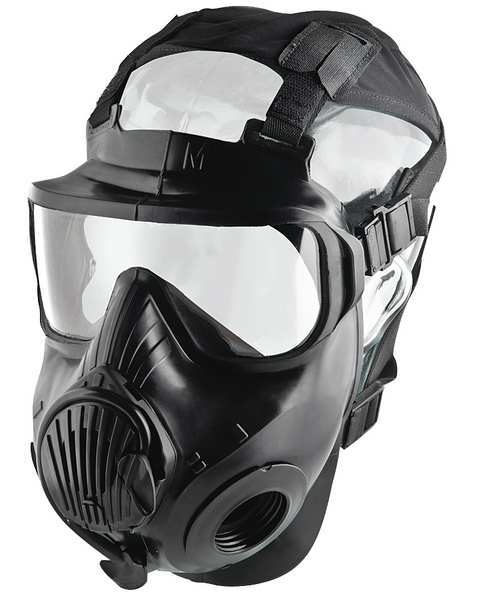Mask, Twin Port, PU Lens, Rubber Facepc, S