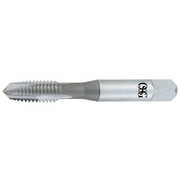 Spiral Point Tap, #4-40, Plug, UNC, 2 Flutes, Bright
