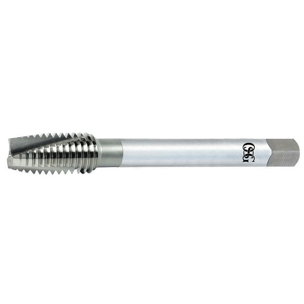 Spiral Point Tap, #12-24, Plug, UNC, 2 Flutes, Bright