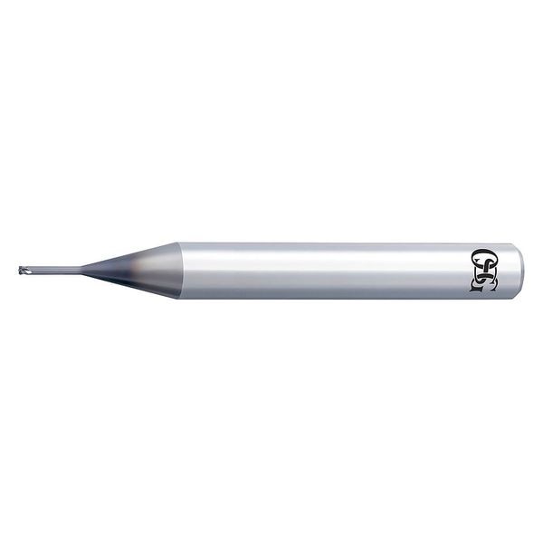 Carbide End Mill, 0.80mm dia, 50.00mm Cut