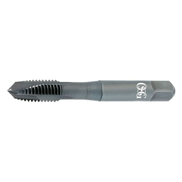 Spiral Point Tap, M10-1, Plug, Metric Fine, 3 Flutes, Oxide