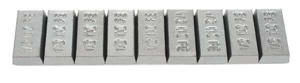 Wheel Weight, Steel Adhsv., 0.50 Oz, PK30