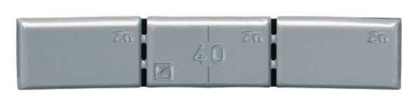 Adhesive Wheel Weight, 25g., Zinc, PK100