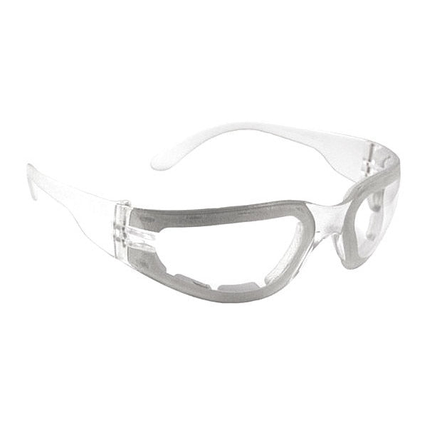 Safety Glasses, Wraparound Clear AF Polycarbonate Lens, Anti-Fog, Scratch-Resistant