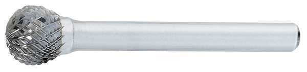 Carbide Bur, Ball Shape, 1 in.