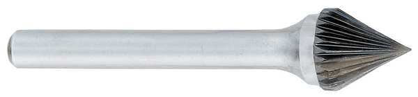Carbide Bur, 60 deg. Cone, 1 in.