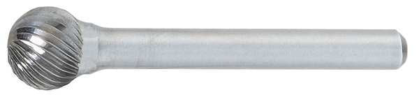 Carbide Bur, Ball Shape, 1/8 in.