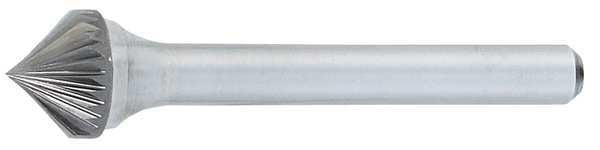 Carbide Bur, 90 deg. Cone, 1/4 in.