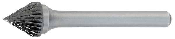 Carbide Bur, 60 deg. Cone, 1/2 in.