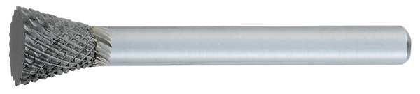 Carbide Bur, Inverted Taper, 1/2 in.