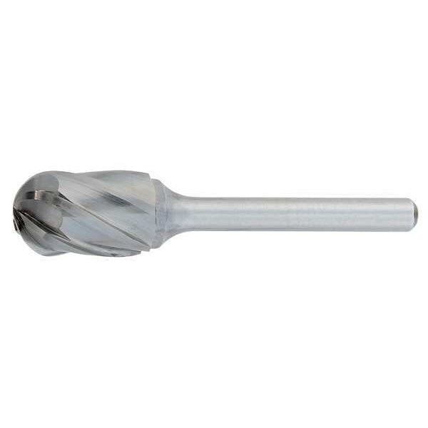 Carbide Bur, Cylindrical Ball Nose, 5/8 in