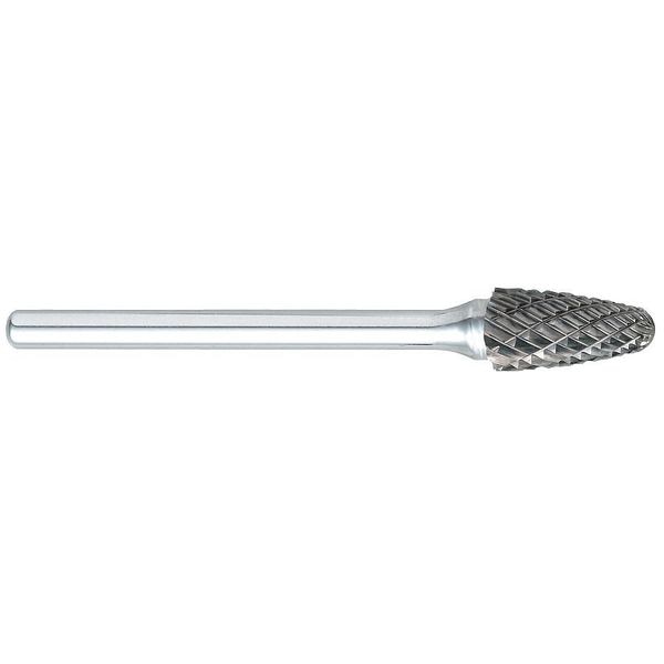 Carbide Bur, Round Nose Tree, 1/4 in.