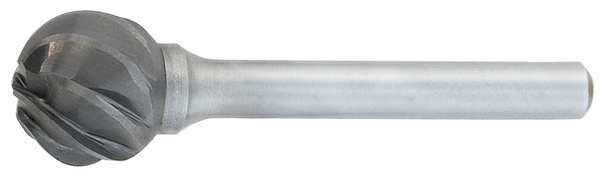 Carbide Bur, Ball Shape, 1/2 in.