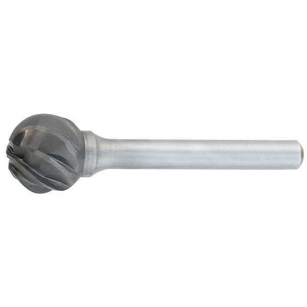 Carbide Bur, Ball Shape, 3/8 in.