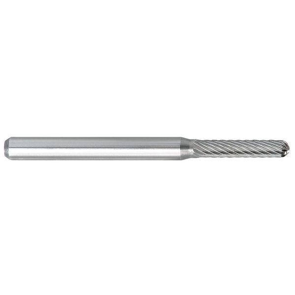 Carbide Bur, Cylindrical Ball Nose, 3/32in