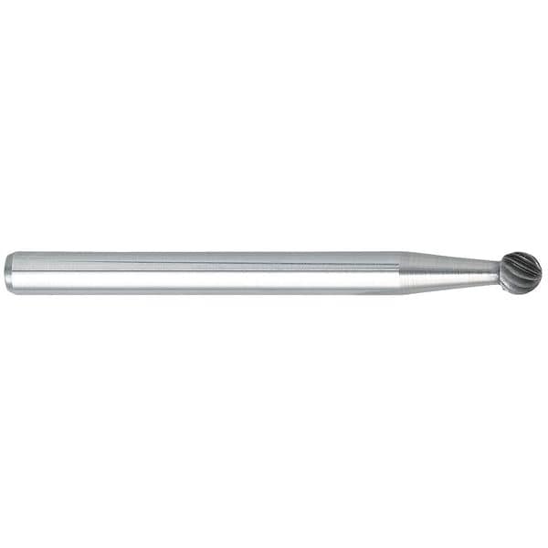 Carbide Bur, Ball Shape, 1/8 in.