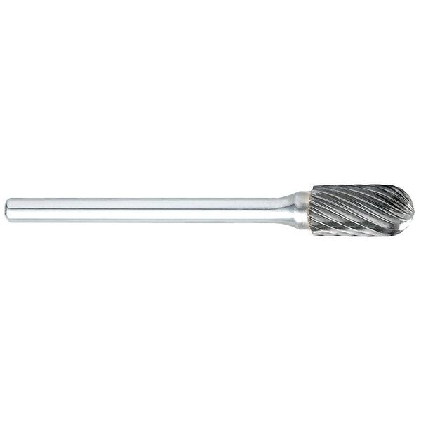 Carbide Bur, Cylindrical Ball Nose, 3/16in