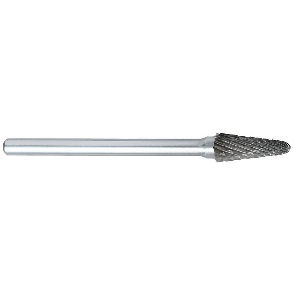 Carbide Bur, 14 deg. Included Ang, 3/16 in