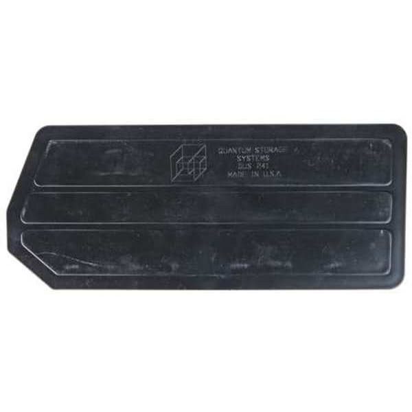 Plastic Divider, Black, 12 3/4 in L, 5 1/2 in W, 5 1/2 in H