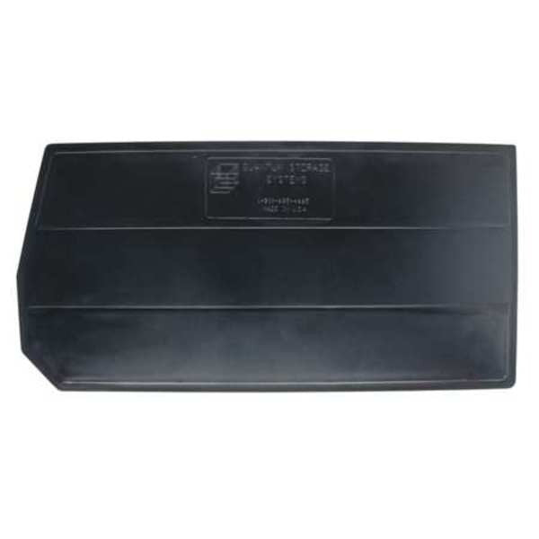 Plastic Divider, Black, 28 3/8 in L, 10 1/4 in W, 10 1/4 in H