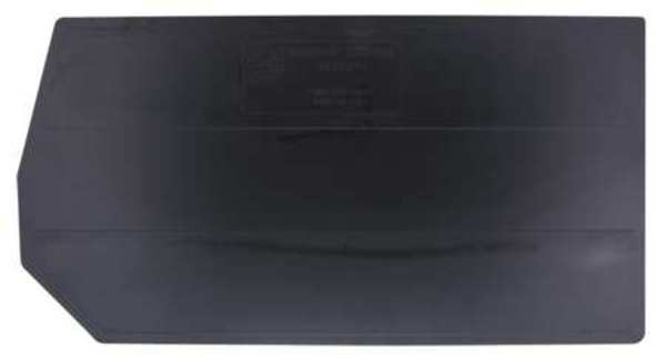 Plastic Divider, Black, 28 3/8 in L, 11 1/4 in W, 11 1/4 in H
