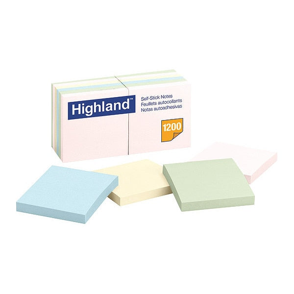Post-It, Notes, Ss, 3x3, Hiland, PK12