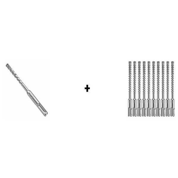 Hammer Drill Bit, SDS Plus, 1/4