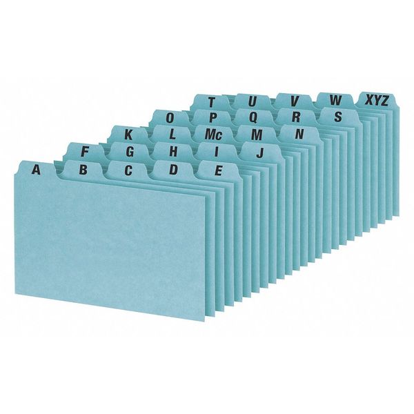 A-Z Tab Index Card Guides, 6