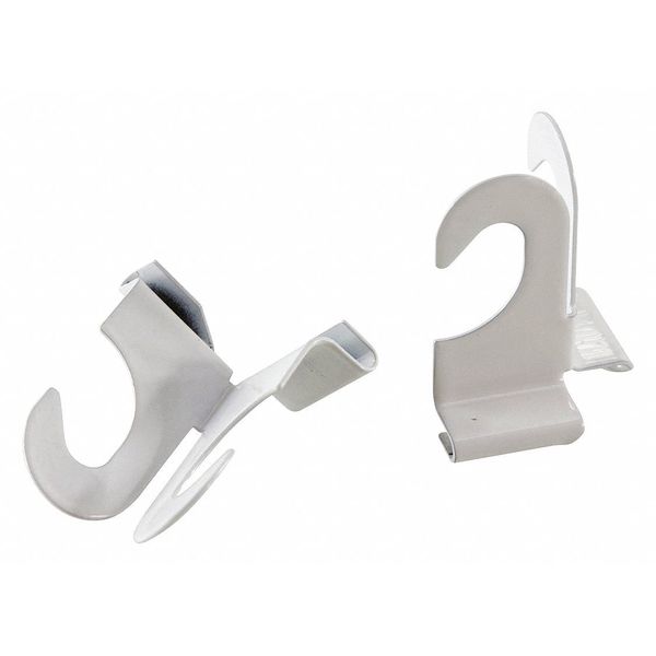 Suspended Ceiling Hooks, Wht, PK2