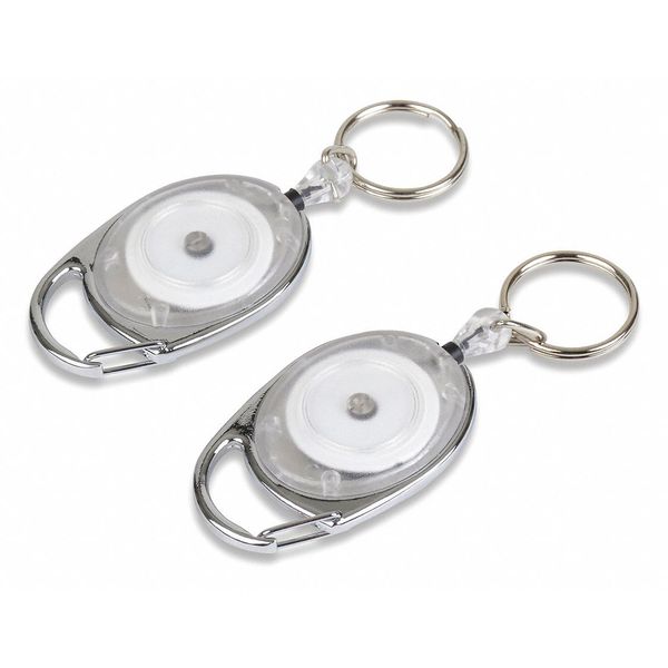 Key Chain w/Chrome Carabiner, PK6