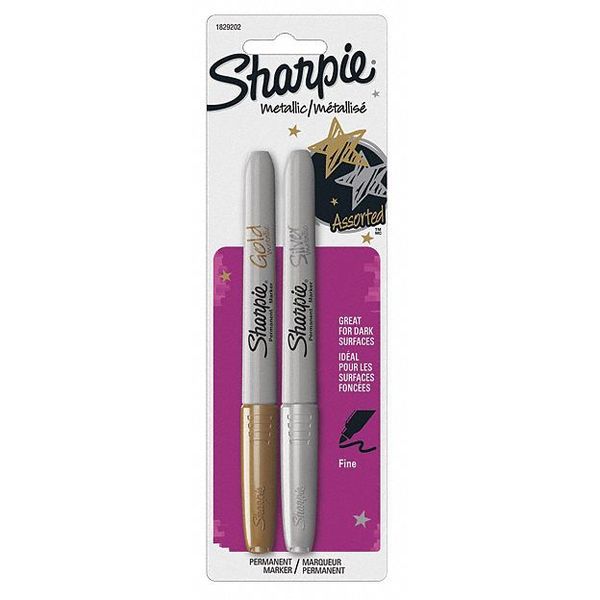 Marker, Sharpie, Metallic, PK2