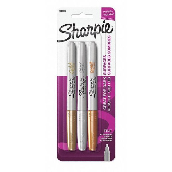 Marker, Sharpie, Metallic, PK3