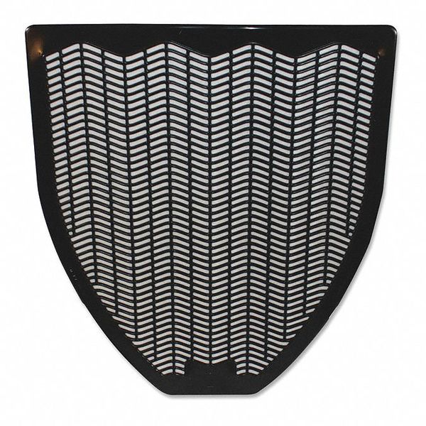 Black Mini-Diamond Studded Top Mat, Urinal, Z-Mat, PK6 2 ft. W x 3 ft. L, 5/8