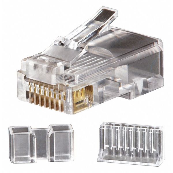 Modular Data Plugs RJ45 CAT6, 25-Pack