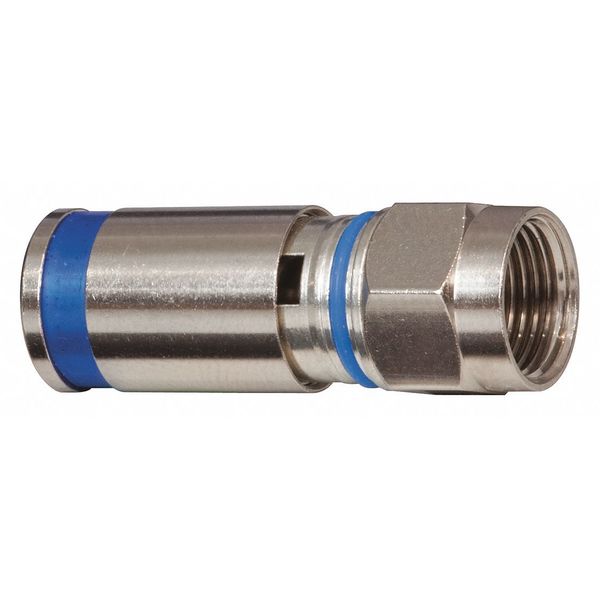 Weatherproof F-Compression Connectors RG6 10-Pack