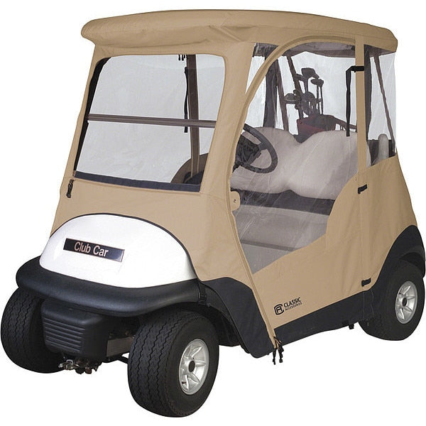 Golf Cart Enclosure, 2-person, Sand