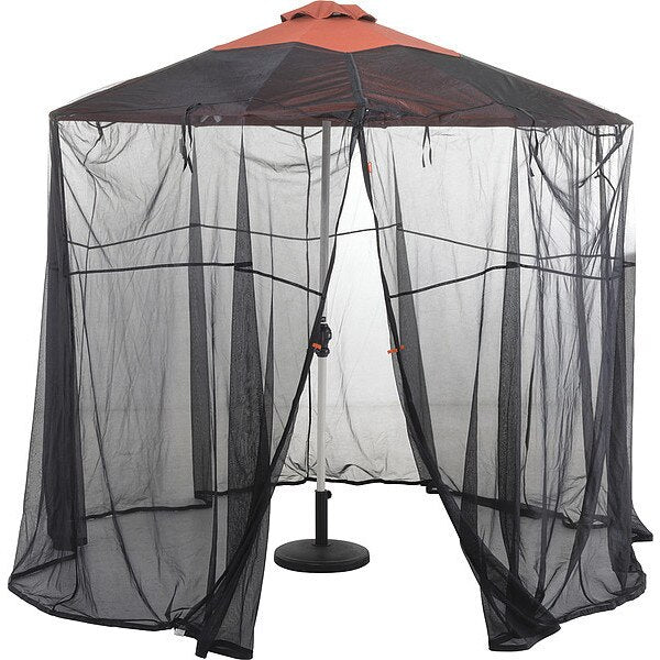 Rnd Umbrella Insect Canopy, Blk Universl