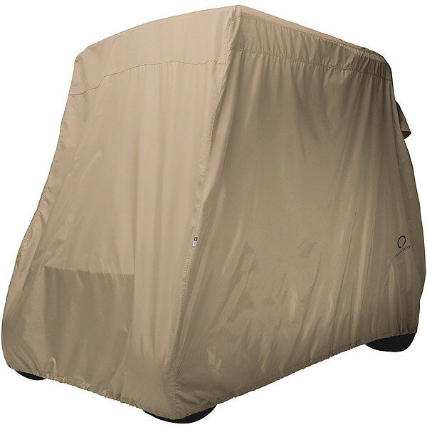 Golf Cart Cover, Long Roof, 4-Person, Khaki