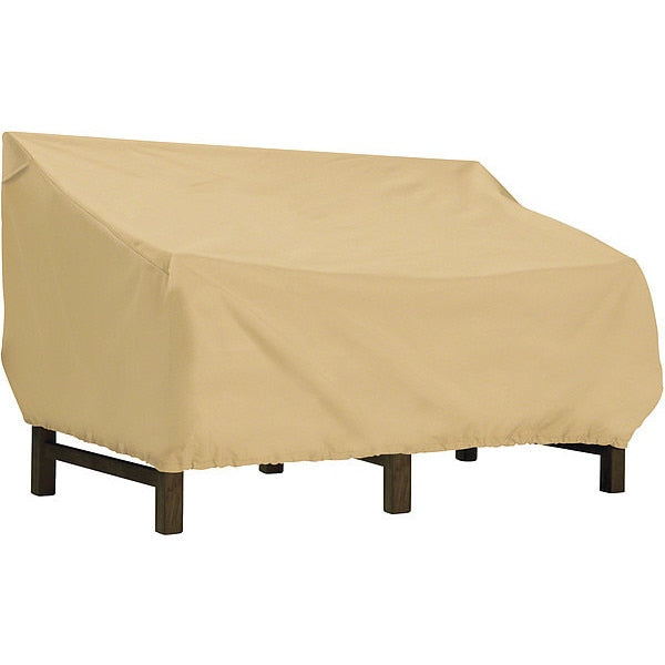Terrazzo Deep Seated Patio Loveseat Cover, Small, Sand, 60