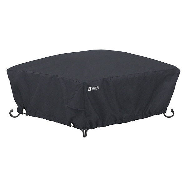 Fire Pit Cover, age Square Fire Pit Cover, Large, Black Full