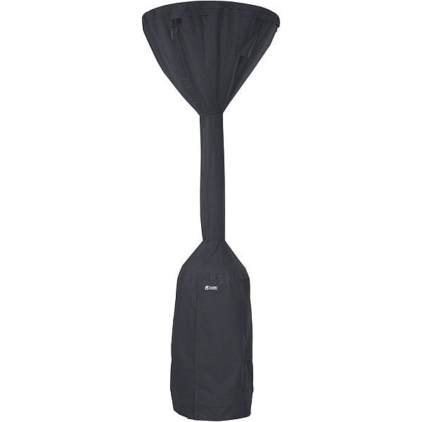 Fire Pit Cover, Stand-Up Patio Heater Cover, Black Round