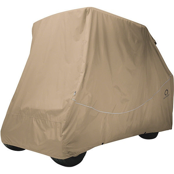 Golf Cart Cover, Long Roof, 4 person, Khaki