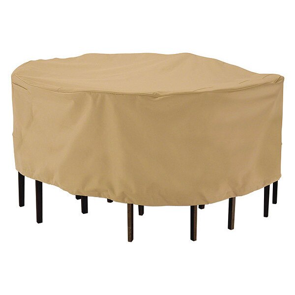 Terrazzo Round Table/Chair Set Cover, Large, Sand, 96