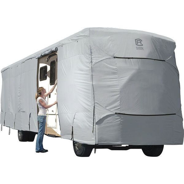 Class A RV Cover, 24 ft-28 ft, Grey