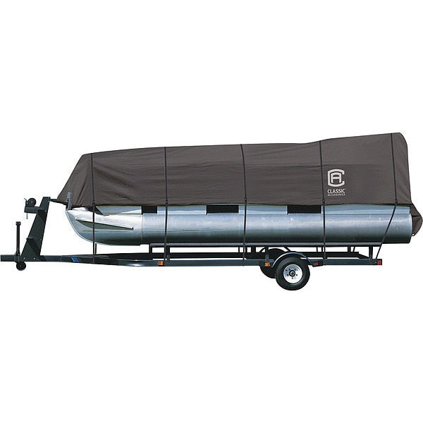Pontoon Boat Cover, Model B, Charcoal