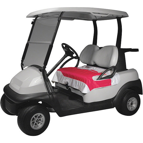 Golf Cart Seat Blanket, Pink/Silver