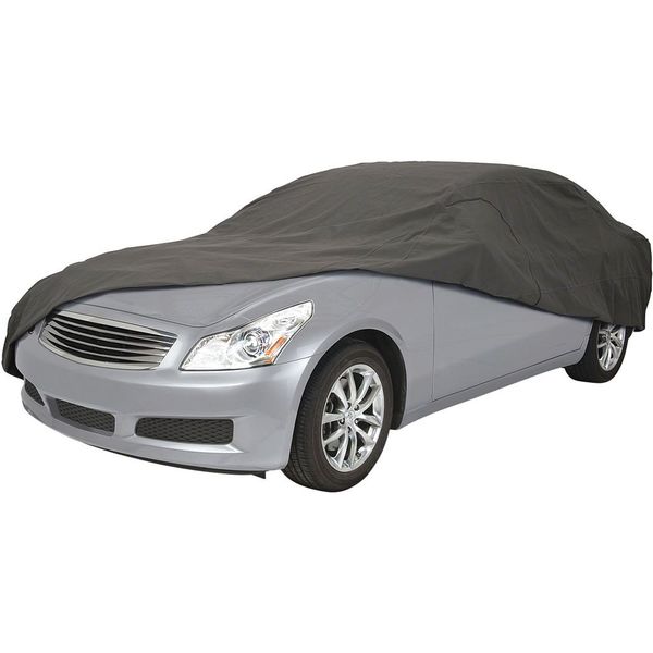 Sedan Car Cover, Charcoal, Mid-Size