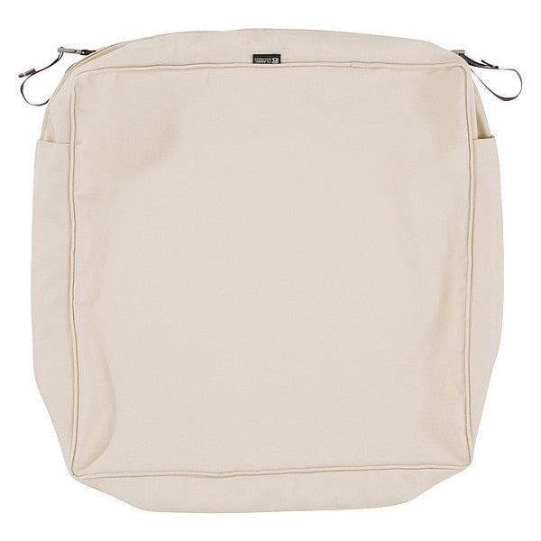 Montlake Square Lounge Seat Cushion Slipcover, Antique Beige, 25